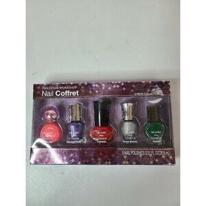 Five Piece Nail Polishes Collection The Color Workshop Nail Coffret Shiny New